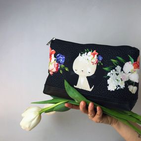Косметичка дорожня жіноча Lovely Весна внутри 26x15x8 см