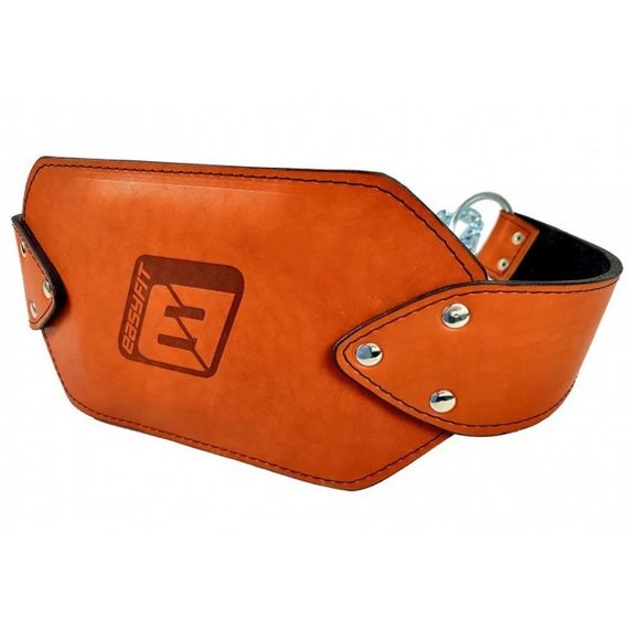 Пояс для отягощений EasyFit EF-DBC-200-BR кожа, до 200 кг, коричневый | Зображення 1