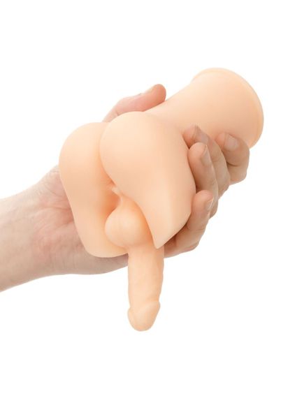 Мастурбатор реалистичный CalExotics The Wrestler Ass Stroker, попка с пенисом, 19,8 x 9 см Sex Aura | Зображення 3