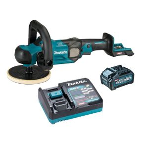 Шліфмашина полірувальна акумуляторна Makita PV001GM101 (180 мм, 600-2200 хв-1, BL, XGT)