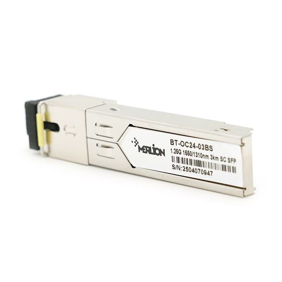SFP модуль Merlion 1.25G 3Km WDM SC 1550nm | Зображення 1
