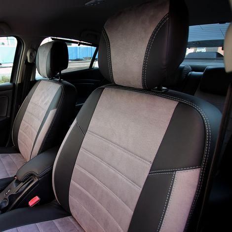 Чехлы на сиденья из экокожи и антары Daewoo Nexia 1 поколение 1995-2008 EMC-Elegant | Зображення 1