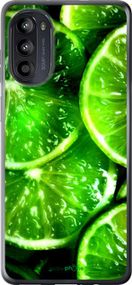 Чохол на Motorola Moto G52 Зелені часточки лимона "852u-2691-2448"