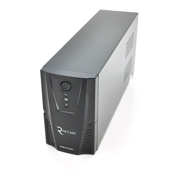 ДБЖ Ritar RTP850L-UX-IEC (510W) Proxima-L, LED, AVR, 3st, USB, 4xIEC-320 C14