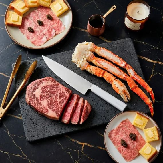 Ніж кухонний Butterfork Chef’s Knife AR-RPM9 ABS Light Grey | Зображення 2