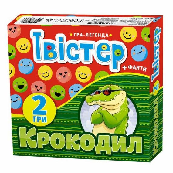 Настільна гра Твістер + Крокодил