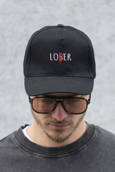 Кепка бейсболка тракер Without з принтом Lover Black | Зображення 2
