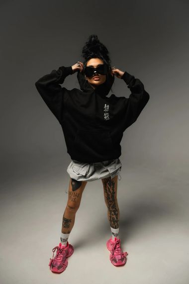 SILENT THUNDER HOODIE BLACK M | Зображення 5