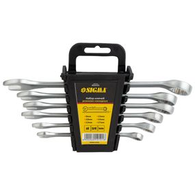 Ключі ріжково-накидні Sigma 6 шт 8-17 мм CrV satine (6010101)