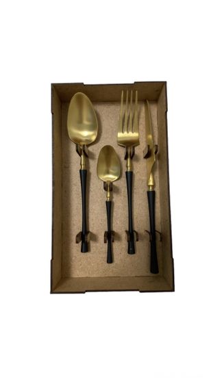 Набір столових приборів Black Few (на 4 персони) | Зображення 2