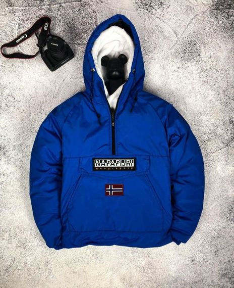 Анорак утеплений темно-синій | 48-43.7/445