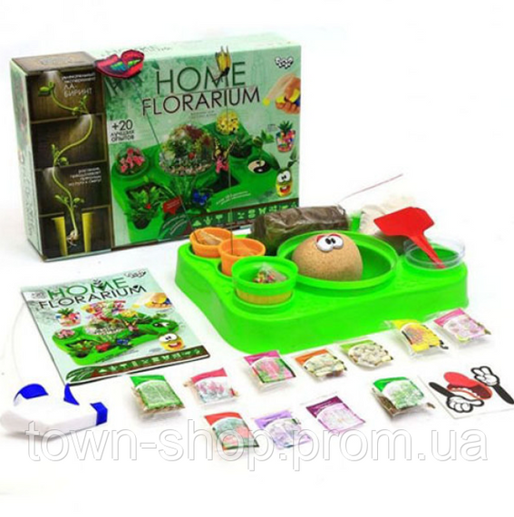 Игровой обучающий набор для выращивания растений HFL-01 "Home Florarium" | Зображення 1