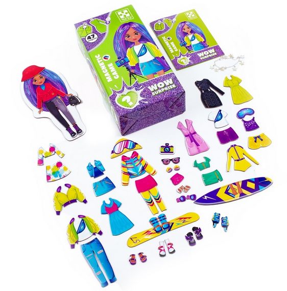 Магнитная игра-одевашка WOW Surprise Travel" VT 3210-15 Vladi Toys (4820234763191) | Зображення 2