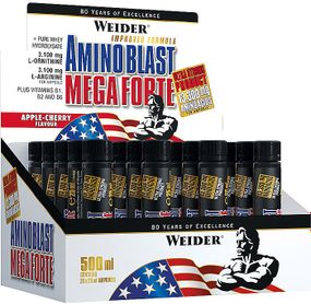 Аминокислотный комплекс Weider Amino Blast Mega Forte 20x25 ml (Apple-cherry)