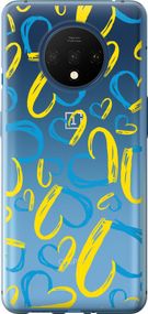Чехол на OnePlus 7T Сердца UA "5292u-1809-17620"