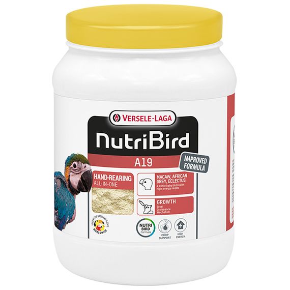 Молоко для вскармливания птенцов крупных попугаев Versele-Laga NutriBird A19 800 гр