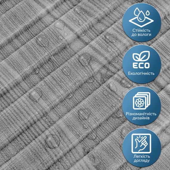 Панель-рейка в рулоні графітове дерево 2900*350*6мм (D) SW-00002067 | Зображення 4