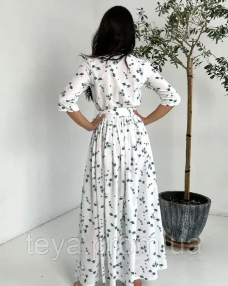 Плаття для жінок колір білий розмір S FI_007058 | Зображення 2