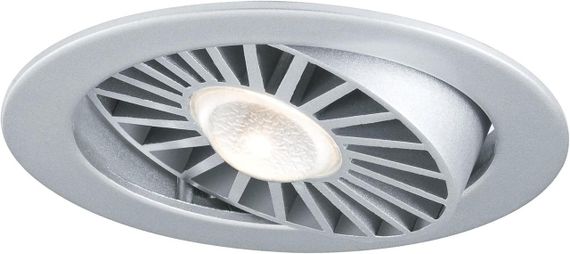 Встраиваемый светильник LED Paulmann 92511 13 Вт, хром алюминий 3000K, угол 30° Ø97 мм глубина 60 мм освещение