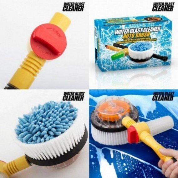 Обертова щітка насадка для шланга Water Blast Cleaner Roto Brush | Зображення 1