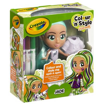 Набір для творчості Crayola Colour n Style Стильні дівчата Джейд (918937.005) | Зображення 5