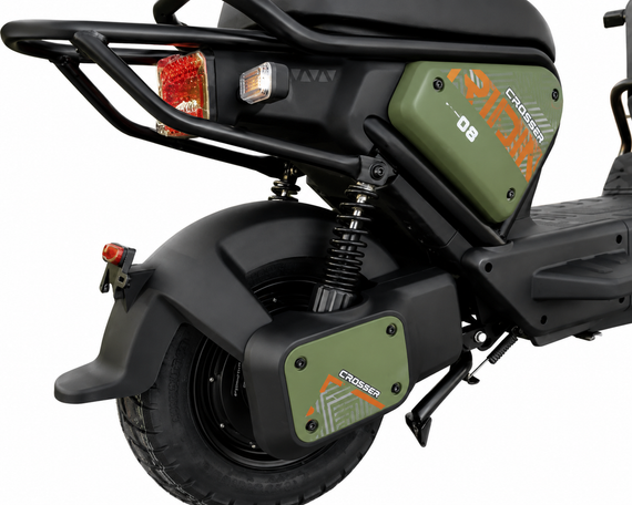 Электровелосипед CR-4 1200W 72V 24Ah электроскутер с большим запасом хода Зеленый | Зображення 5
