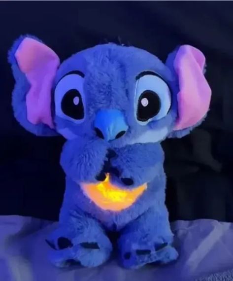 М'яка іграшка Стич (Stich) з мультфільму Ліло і Стич, дихає, світиться, колискова | Зображення 1
