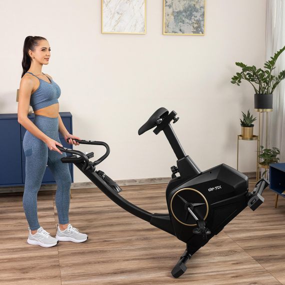 Велотренажер Gymtek XB4000 iConsole+ електромагнітний золотий | Зображення 9