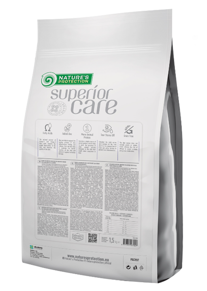 Ветеринарний дієтичний корм для здоров'я шкіри та шерсті собак NP Superior Care Veterinary Diet Dermatosis Salmon Adult All Breed Dogs з лососем, 1,5кг | Зображення 1