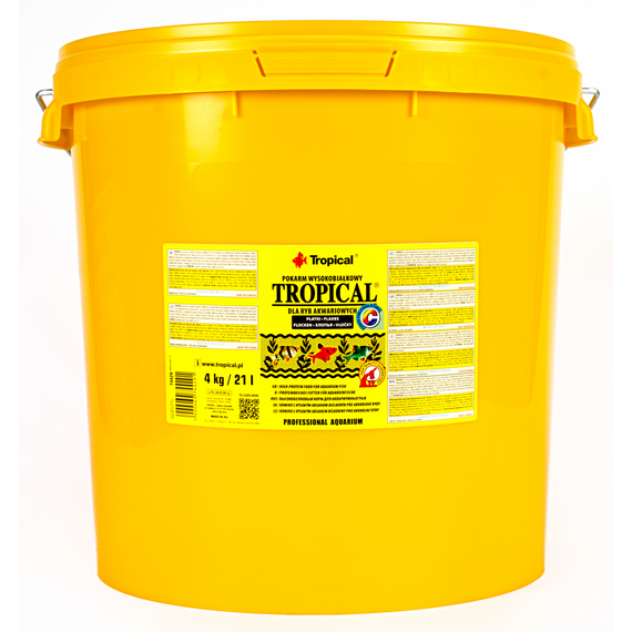 Корм Tropical Tropical для всіх акваріумних риб пластівці 21 л / 4 кг