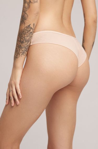 Трусики брифи LUNA L5167BR з V посадкою Бежеві L | Зображення 1