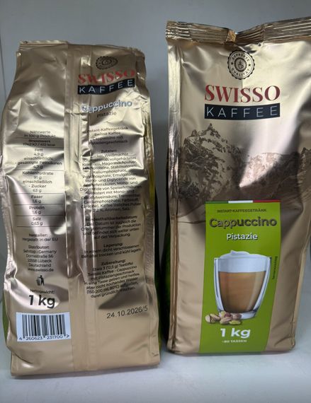 Капучино с фисташковым вкусом  Swisso Pistazie 1кг