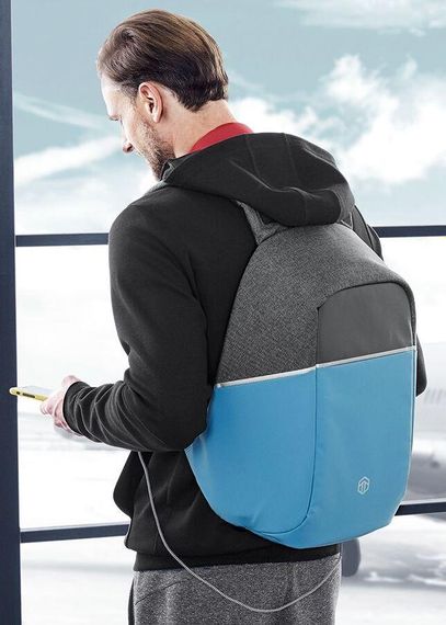 Рюкзак міський з Rfid Topmove IAN352250 сірий на 12л | Зображення 4