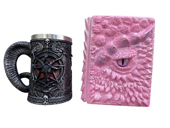 Подарунковий набір Кухоль 3D Стародавні Боги та Блокнот 3D «Дракон Єдинорога»