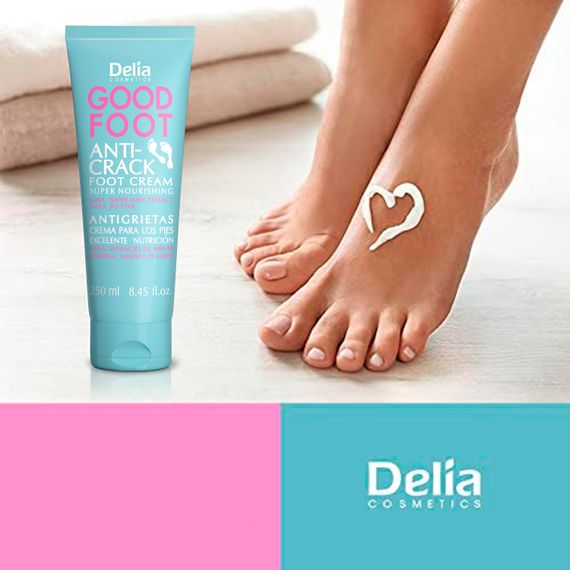 Крем для стоп против трещин Delia Cosmetics Good Foot Anti-Crack Super Nourishing (250 мл) | Зображення 1