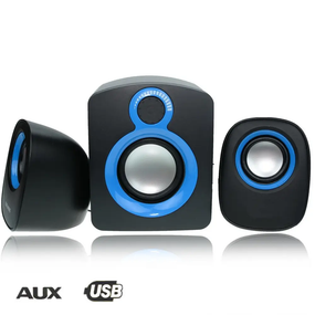 Компьютерные колонки акустика 2.1 USB Jedel CD003, портативная акустическая система PC LM