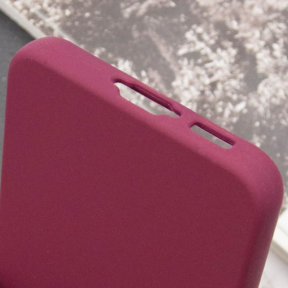 Чехол Silicone Cover Lakshmi Full Camera (AAA) для Samsung Galaxy S24+ Бордовый / Plum | Зображення 6
