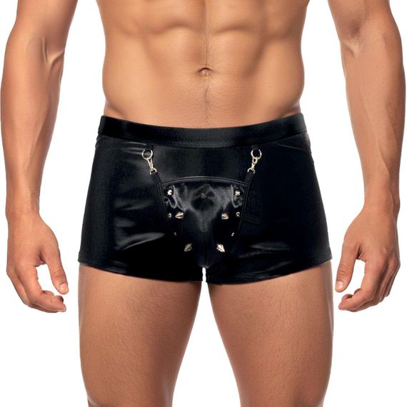 Мужские трусы с сюрпризом Art of Sex - Gladiator, черные с эффектом мокрого бархата, размер M Sex Aura