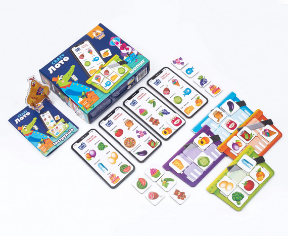 Дитяча настільна гра "Crazy Лото" VT8055-09 укр. мовою | Зображення 1