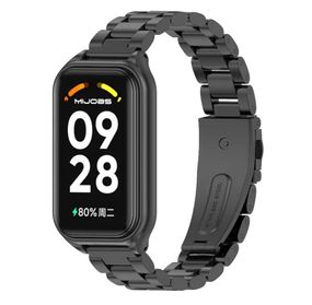 Металлический ремешок Mijobs для фитнес браслета Xiaomi Redmi Smart Band 2 - Black