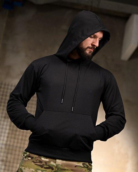 Милитари  Худи Король Посадки black РП7402 | Зображення 4