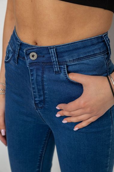 Джинси жіночі Skinny, колір синій, 182R3629 | Зображення 4
