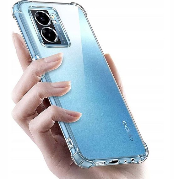 TPU чохол GETMAN Ease logo посилені кути Full Camera для Oppo A57s / A57 4G / A77s Безбарвний (прозорий) | Зображення 1