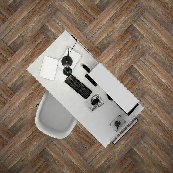 Самоклеюча вінілова плитка під старину, ціна за 1 шт. (СВП-5) Матовая SW-00000285 | Зображення 4