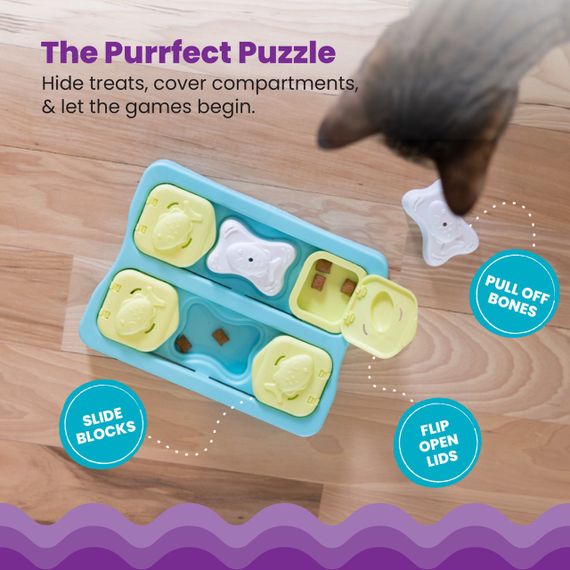 Розвиваюча іграшка для котів Outward Hound Kitty Cube Puzzle for Cats | Зображення 5