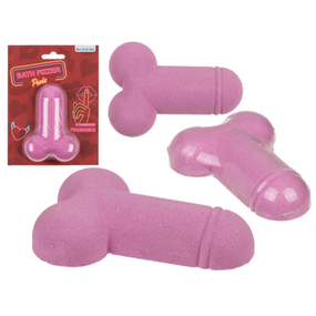 Бомбочка для ванн Bath Fizzer Penis Strawberry, 100 г Sex Aura