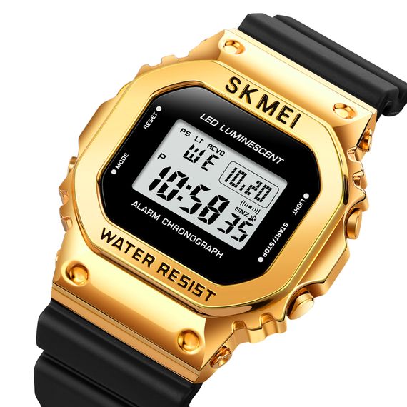 Наручний годинник Skmei 1851 Black-Gold | Зображення 1