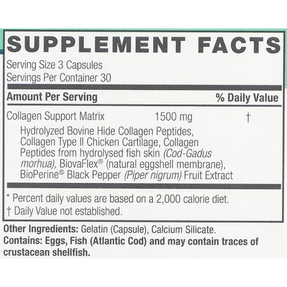 Колаген Nature's Answer Multi Collagen 90 Caps | Зображення 1