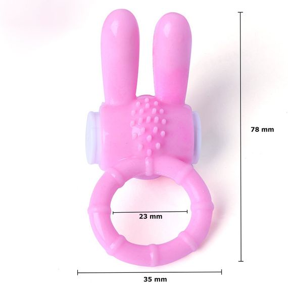 Ерекційні кільце з вібрацією Babydoll Універсальний. Фіолетовий 4045-3 | Зображення 1