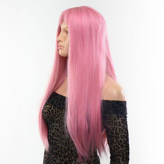 Перука пряма Fetish Hair рожева, 60 см | Зображення 1